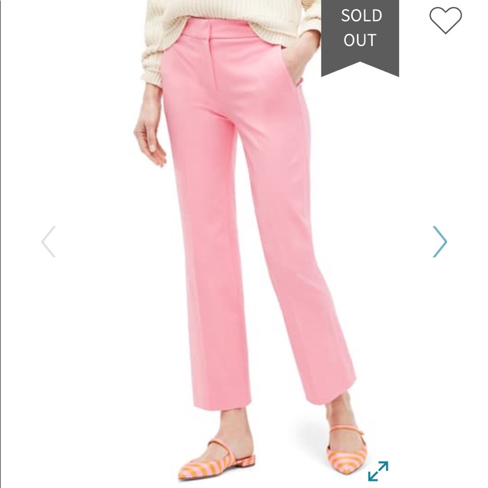 J Crew Hayden kickout crop pant in wool flannel 00